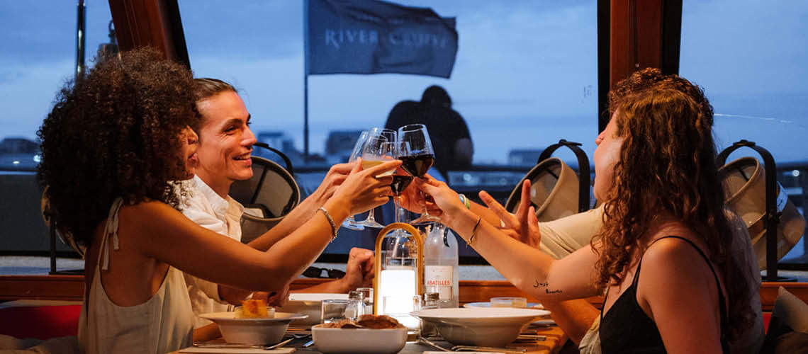 Take a seat on board for a dinner cruise!